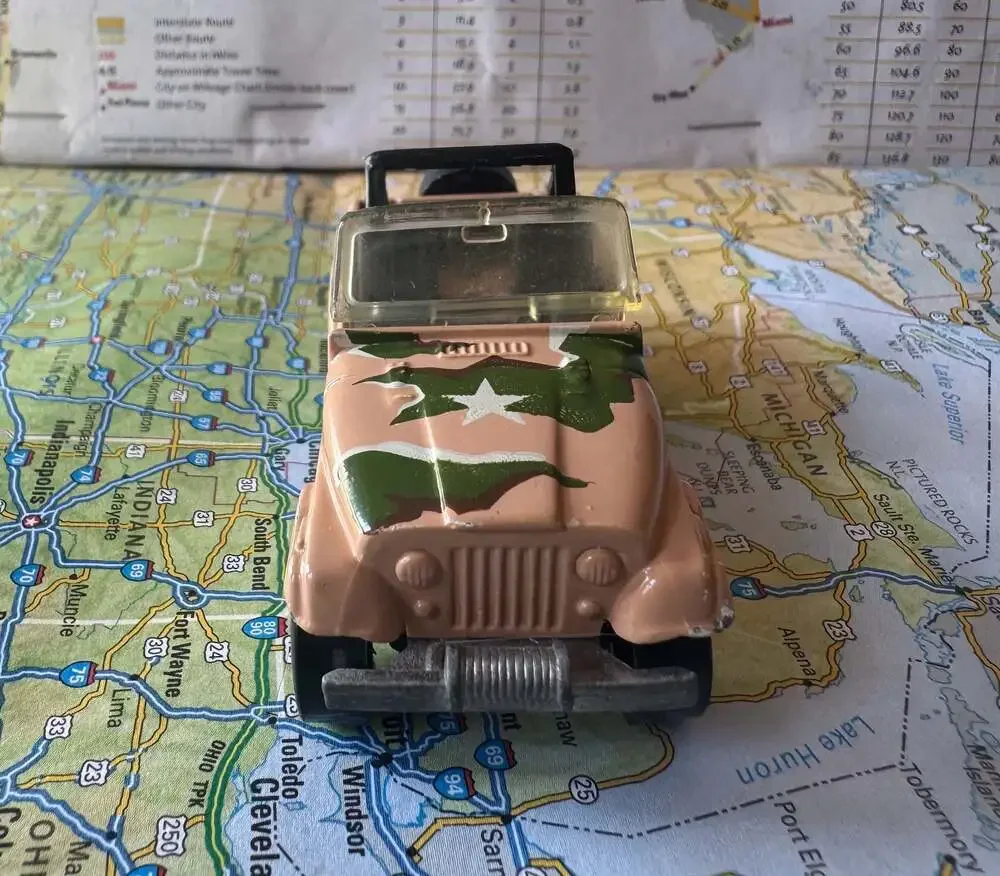 Hot Wheels cj metal hood
